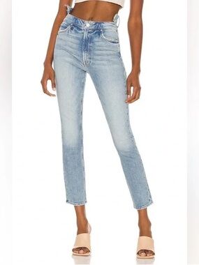 Mother The Dazzler Shift Crew Jean in Misbeliever Blue Size 26